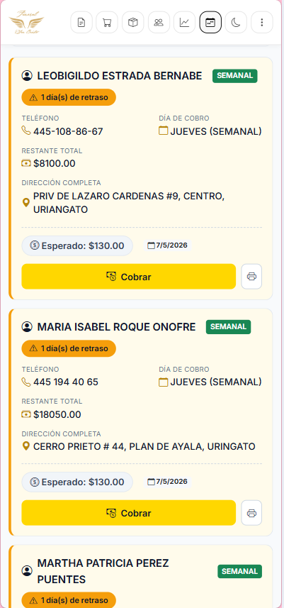 Sistema de creditos, seguros y cobranza